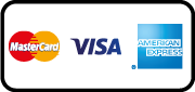 Zahlungsarten für Waschkarte: Mastercard, Visa, American Express